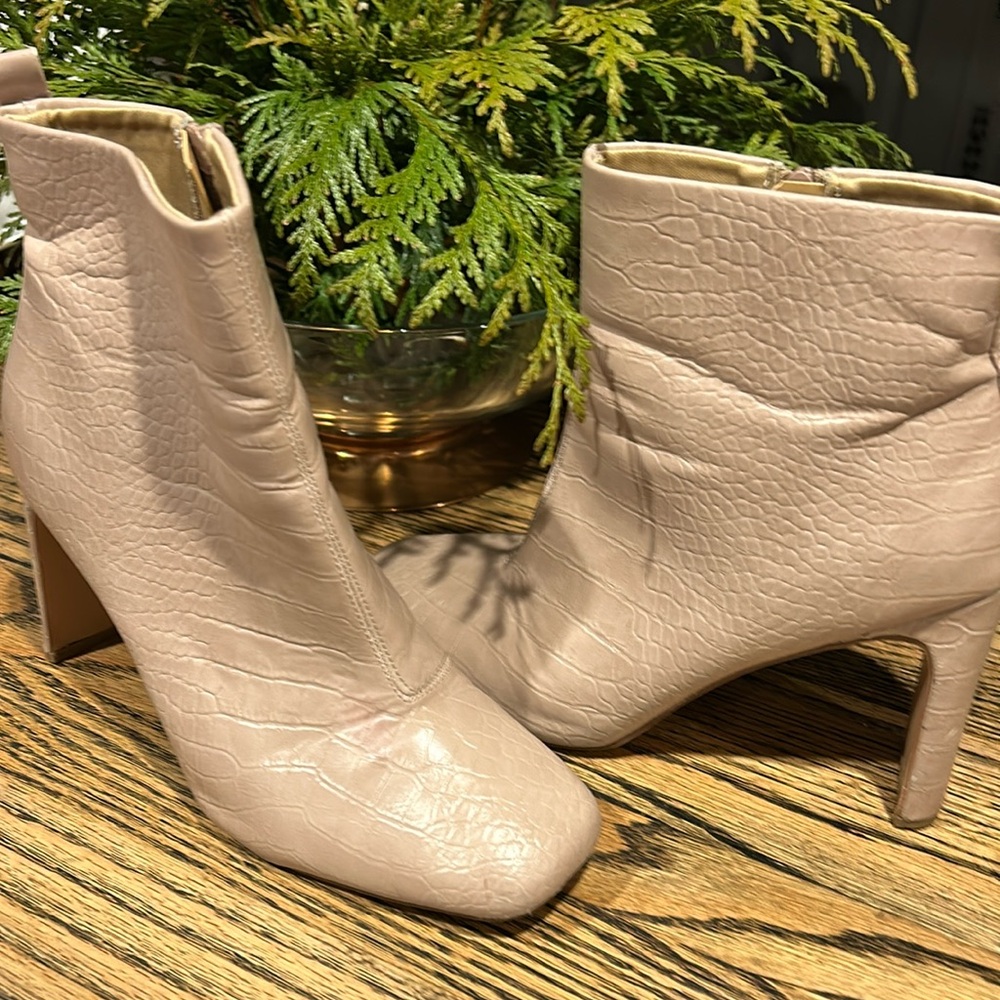 Express faux croc boots